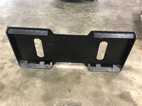 z link skid steer adapter plate dimensions|skid steer adapter plate size.